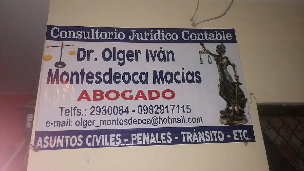 Estudio jurídico Dr. Olger Montesdeoca