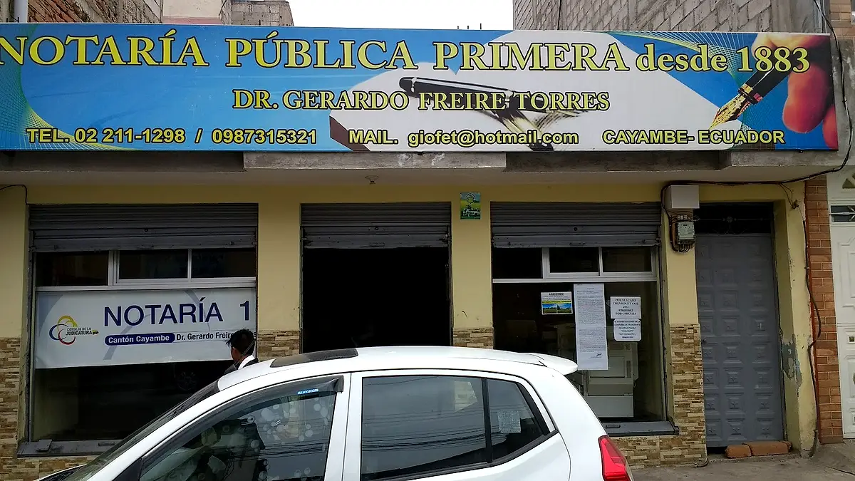 Notaría primera cayambe