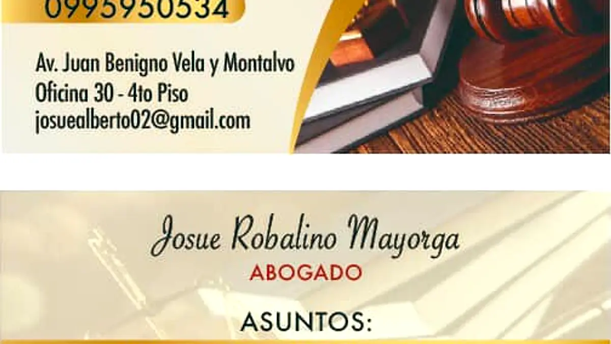 Estudio jurídico Robalino & Asociados