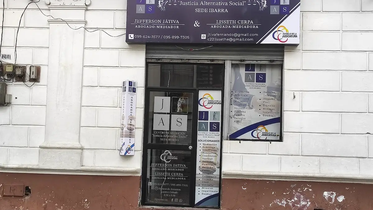 Centro de Mediación Justicia Alternativa Social "JAS"-Sede Ibarra
