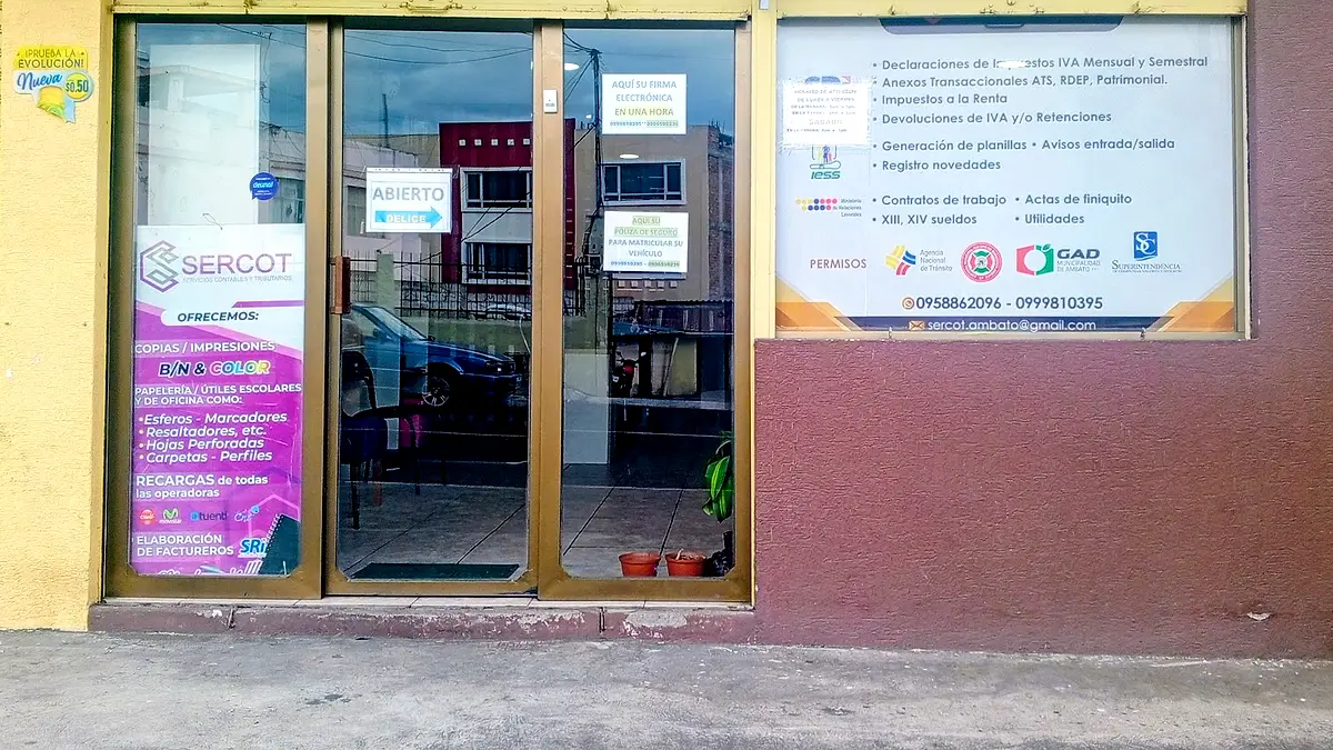 SERCOT SERVICIOS CONTABLES Y TRIBUTARIOS