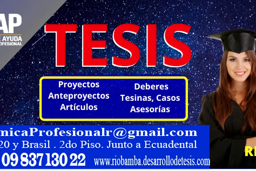 Asesoría en Realización de Tesis (CAAP - RIOBAMBA) — foto 3